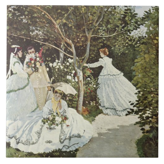 ザアンダムクロードモネの風車 タイル (正面)