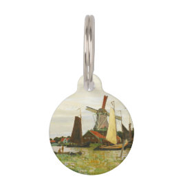 ザアンダムクロードモネの風車 ペット　ネームタグ