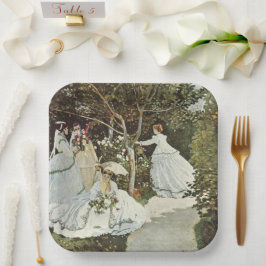 ザアンダムクロードモネの風車 ペーパープレート