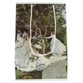 ザアンダムクロードモネの風車 ミディアムペーパーバッグ (裏面)