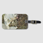 ザアンダムクロードモネの風車 ラゲッジタグ (正面横)