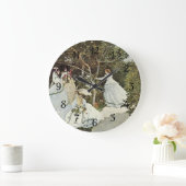 ザアンダムクロードモネの風車 ラージ壁時計 (ホーム)