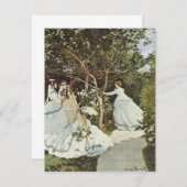 ザアンダムクロードモネの風車 出欠カード (正面/裏面)