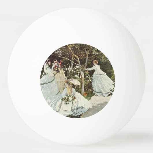 ザアンダムクロード・モネ・ピックボールの風車 卓球ボール (正面)