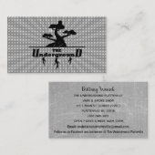 ザアンダーグラウンドビジネスカードグレーケージ 名刺 (正面/裏面)