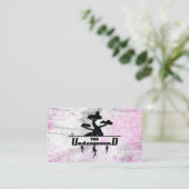 ザアンダーグラウンド・ビジネス・カードピンク 名刺 (スタンド正面)