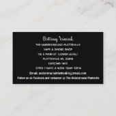 ザアンダーグラウンド・ビジネス・カード大理石 名刺 (裏面)