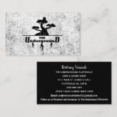 ザアンダーグラウンド・ビジネス・カード大理石 名刺 (正面/裏面)