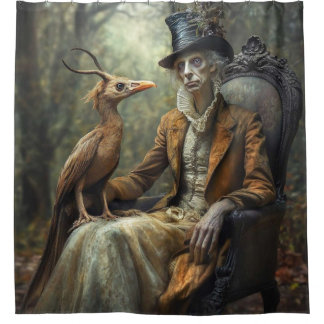 🎩ザアンティークヘーター – シュールレアリストポルトラiture シャワーカーテン