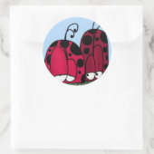 ザアンレクトラブラディブイラストレーション ラウンドシール (バッグ)