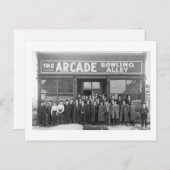 ザアーケードボーリングアリーヴィンテージサロン ポストカード (正面/裏面)