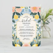 ザアーチフードおもしろいフルーツライムレモンブライダルシャワー 招待状 (スタンド正面)