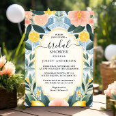 ザアーチフードおもしろいフルーツライムレモンブライダルシャワー 招待状