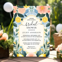 ザアーチフードおもしろいフルーツライムレモンブライダルシャワー