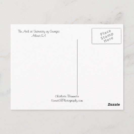 ザアーチ ポストカード (裏面)