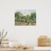 ザアーティストガーデンアットエラグニーカミーユピサロ ポスター (キッチン)