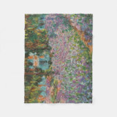 ザアーティストガーデンバイクラウドモネ フリースブランケット (正面)