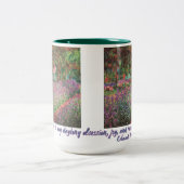 ザアーティストズガーデンアットジヴェルニーbyクロード・モネ ツートーンマグカップ (中央)