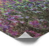 ザアーティストズガーデンアットジヴェルニーbyクロード・モネ ポスター (角)