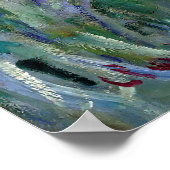 ザアーティストズガーデンアットジヴェルニーbyクロード・モネ ポスター (角)