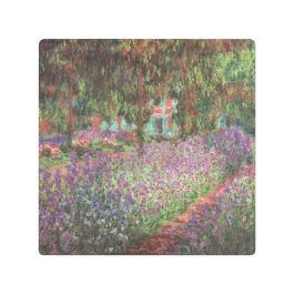 ザアーティストズガーデンアットジヴェルニーbyクロード・モネ メタルプリント