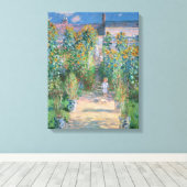 ザアーティストズガーデンアットベテウイルバイクロード・モネ キャンバスプリント (インサイチュ (ウッドフロア))