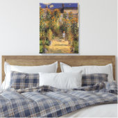 ザアーティストズガーデンアットベテウイルバイクロード・モネ キャンバスプリント (インサイチュ (寝室))
