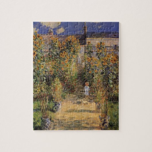 ザアーティストズガーデンアットベテウイルバイクロード・モネ ジグソーパズル (縦)