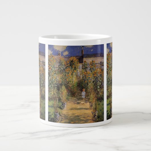 ザアーティストズガーデンアットベテウイルバイクロード・モネ ジャンボコーヒーマグカップ (正面)