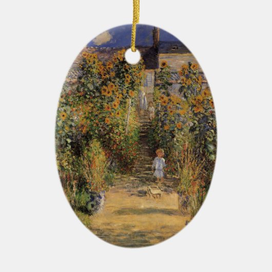 ザアーティストズガーデンアットベテウイルバイクロード・モネ セラミックオーナメント (正面)