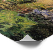 ザアーティストズガーデンアットベテウイルバイクロード・モネ ポスター (角)