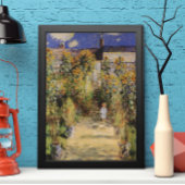 ザアーティストズガーデンアットベテウイルバイクロード・モネ ポスター