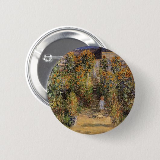 ザアーティストズガーデンアットベテウイルバイクロード・モネ 缶バッジ (正面&裏面)