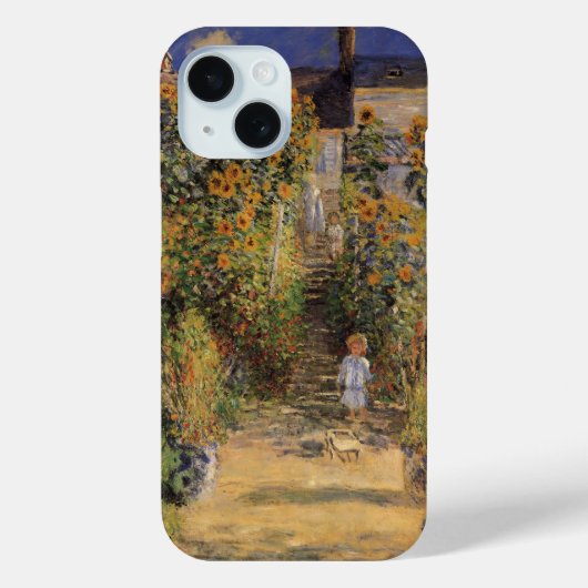 ザアーティストズガーデンアットベテウイルバイクロード・モネ Case-Mate iPhoneケース (裏面)
