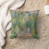 ザアーティストズガーデンアットヴェテウイルバイクロード・モネ クッション (ブランケット)