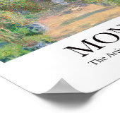 ザアーティストズガーデンアットヴェテウイルバイクロード・モネ ポスター (角)