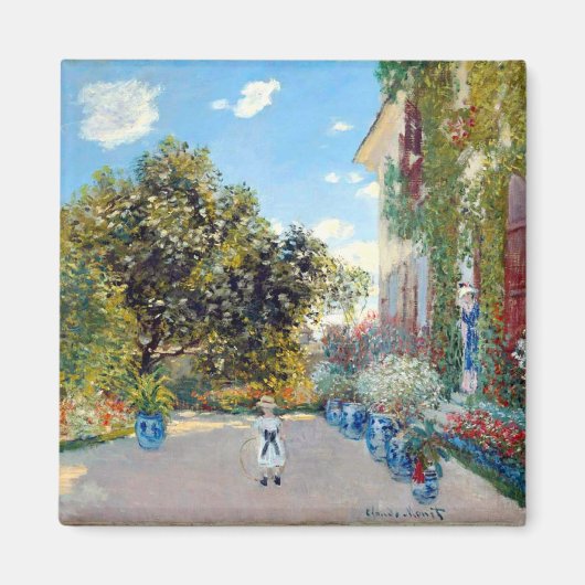 ザアーティストハウスアットアルジェンティーユバイクロード・モネ マグネット (正面)