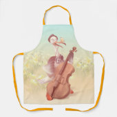 ザアーティスト素晴らしイン春 エプロン (正面)