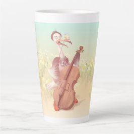 ザアーティスト素晴らしイン春 カフェラテマグ