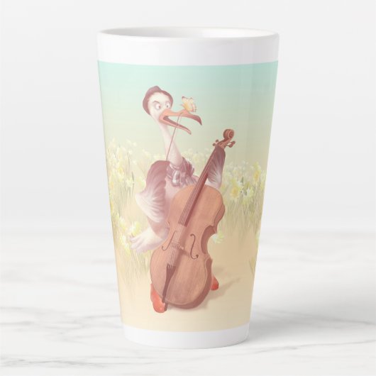 ザアーティスト素晴らしイン春 カフェラテマグ (正面)