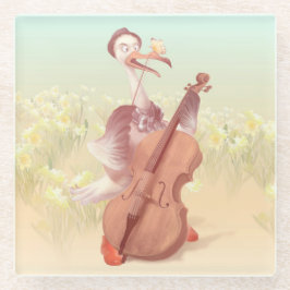 ザアーティスト素晴らしイン春 ガラスコースター