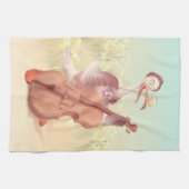 ザアーティスト素晴らしイン春 キッチンタオル (横)