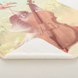 ザアーティスト素晴らしイン春 シェルパブランケット