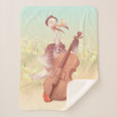 ザアーティスト素晴らしイン春 シェルパブランケット (正面)