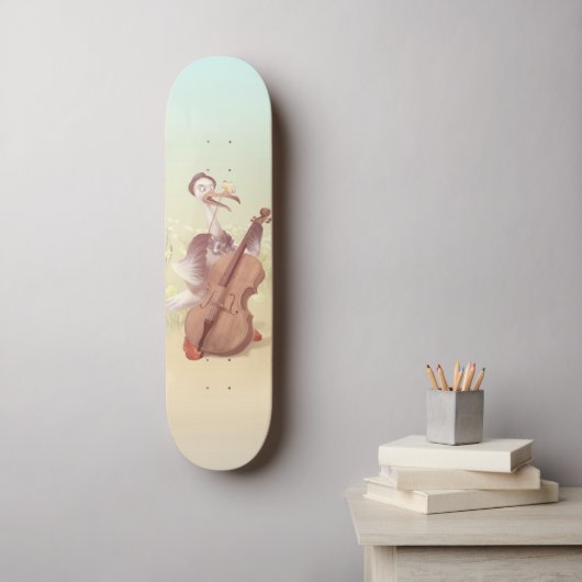 ザアーティスト素晴らしイン春 スケートボード (ウォールアート)