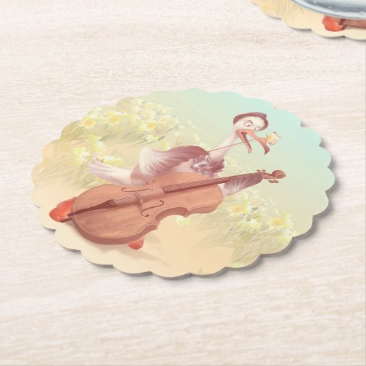 ザアーティスト素晴らしイン春 ペーパーコースター (アングル)