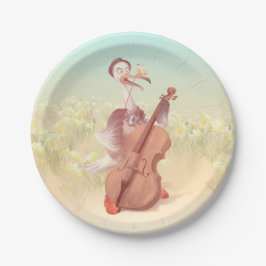 ザアーティスト素晴らしイン春 ペーパープレート