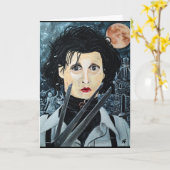 ザアーティス絵を描ズバイアルフレッドキツネ カード (黄色い花)