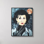 ザアーティス絵を描ズバイアルフレッドキツネ キャンバスプリント (正面)