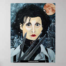 ザアーティス絵を描ズバイアルフレッドキツネ ポスター